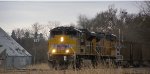 UP 8981 & 6724 rolling fast with empty coal cars.